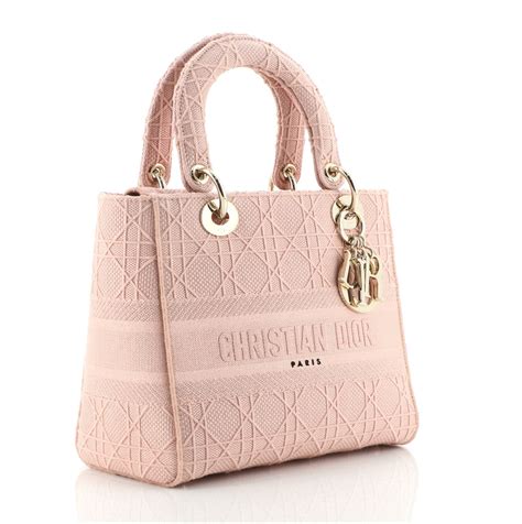 dior lady d-lite pink|medium lady d lite bag.